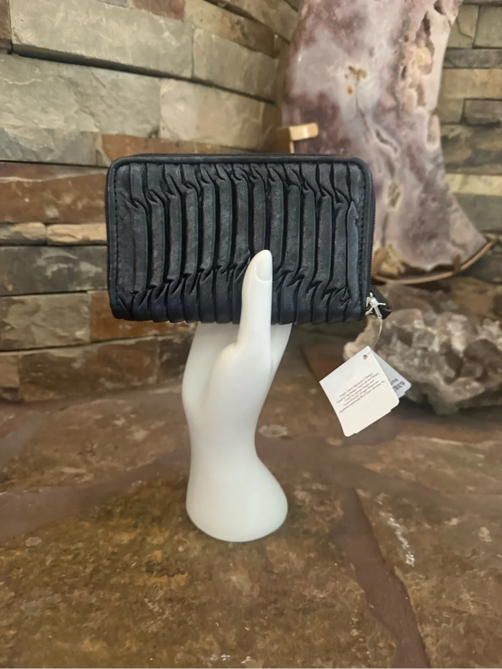 Coach Madison Gathered Leather Universal Case Wallet NWT
